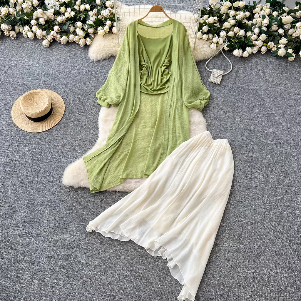 Michelle Summer Two Piece Vacation Dress