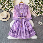 Ashley Summer Luxury Celebrity Mid Length Dress