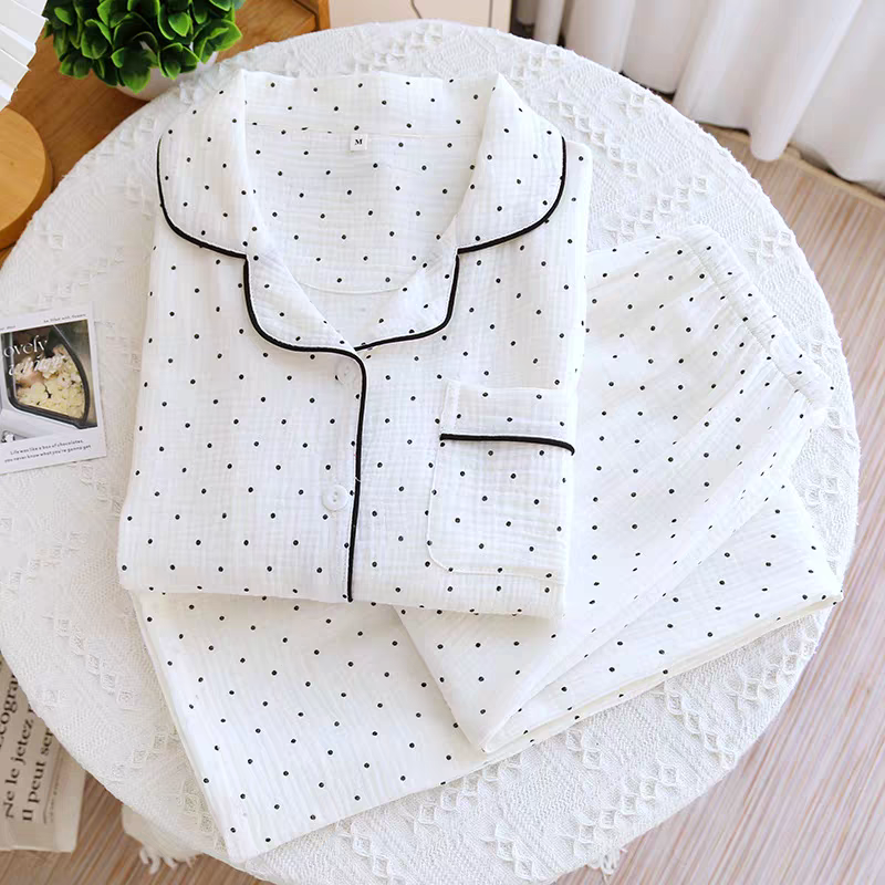 Summer Heart Pure Cotton Pajamas Set