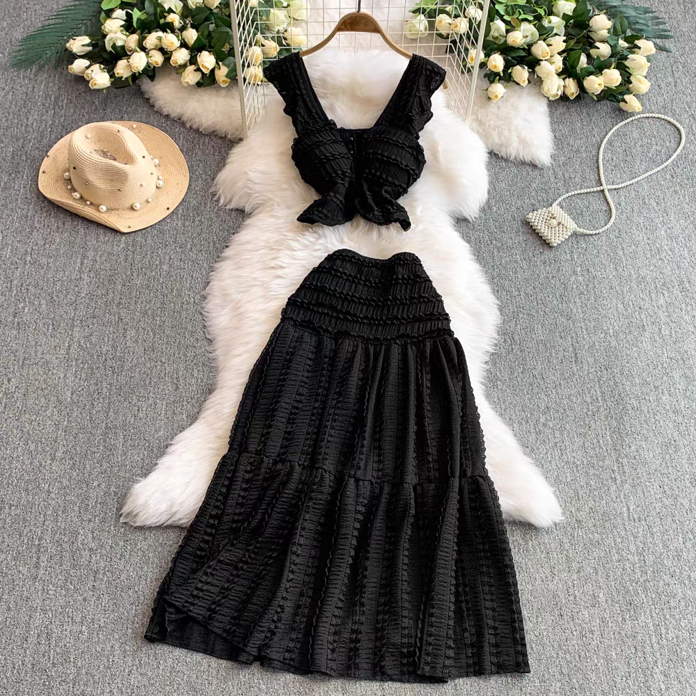 Kate Summer Two Piece Holiday Dress Set