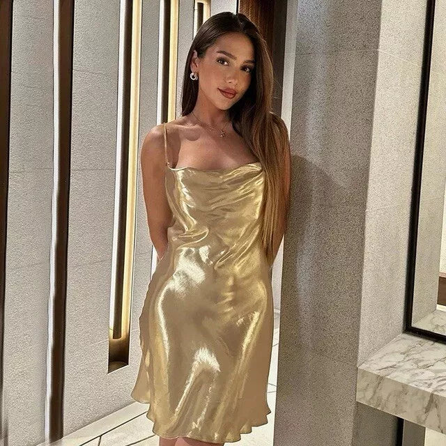 Urfi Summer Metal Party Wear Dress