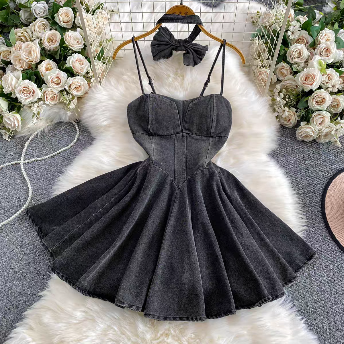 Naomi Summer Denim Dress