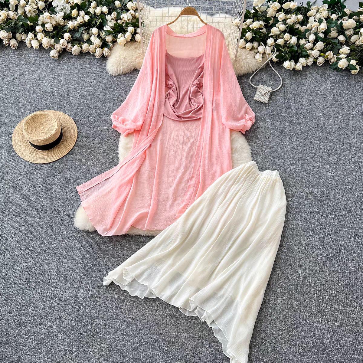 Michelle Summer Two Piece Vacation Dress