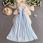 Kate Summer Padded Long Dress - 24th Spoke