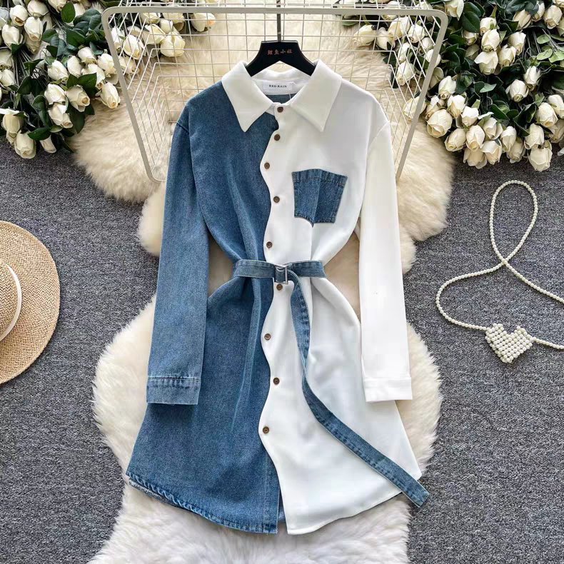 Marie Summer Denim Dress