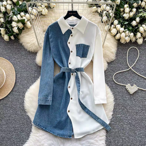 Marie Summer Denim Dress