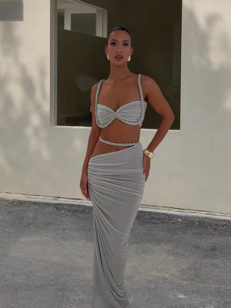 Tamannaah Summer Vacation Bikini Two Piece Set