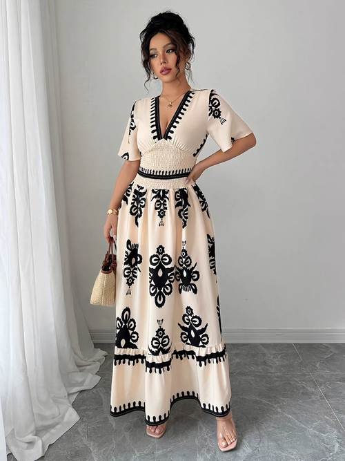 Rachel Summer Vacation Long Dress