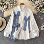 Scarlett Summer Bow Shirts - 24th Spoke