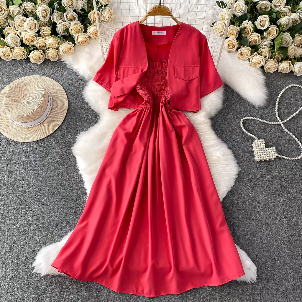 Claire Summer Two Piece Set Dress