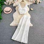 Rihanna Summer Two Piece Holiday Dress Set