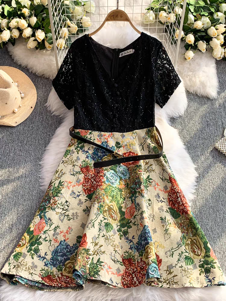 Eliot Summer Celebrity Printed Dress - 24th Spoke