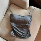 Taylor Summer Pleated Padded Top