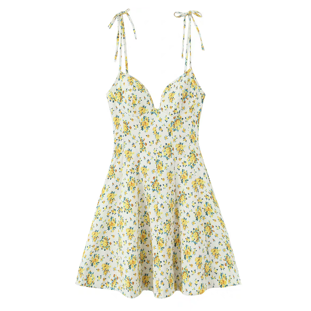 Shantel  Summer Bow Short Dress