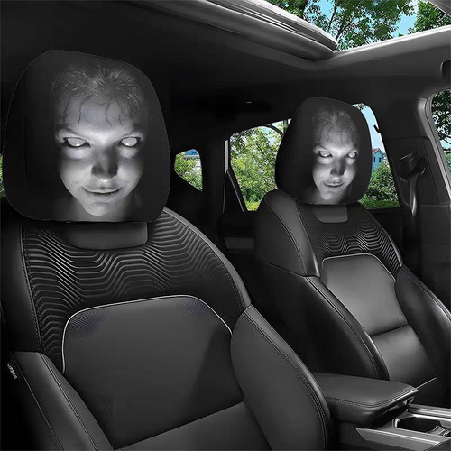 Ghost Head Rest Cover