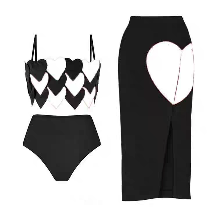 Olivia Beach Wear Three Piece Swim Suit