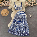 Natalie Summer Two Piece Top+Skirt  Set
