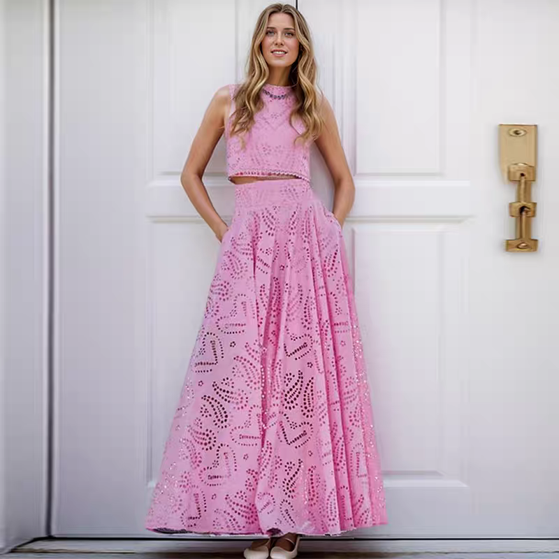 Jessica Summer Two Piece Set Dress - 24th Spoke