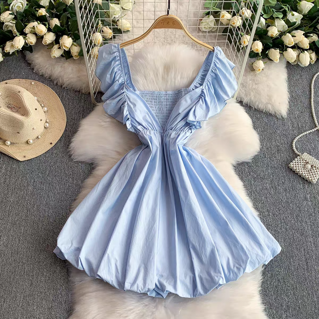 Amber Summer V Neck Dress - 24th Spoke
