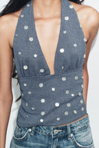 Rihanna Summer Halter Top