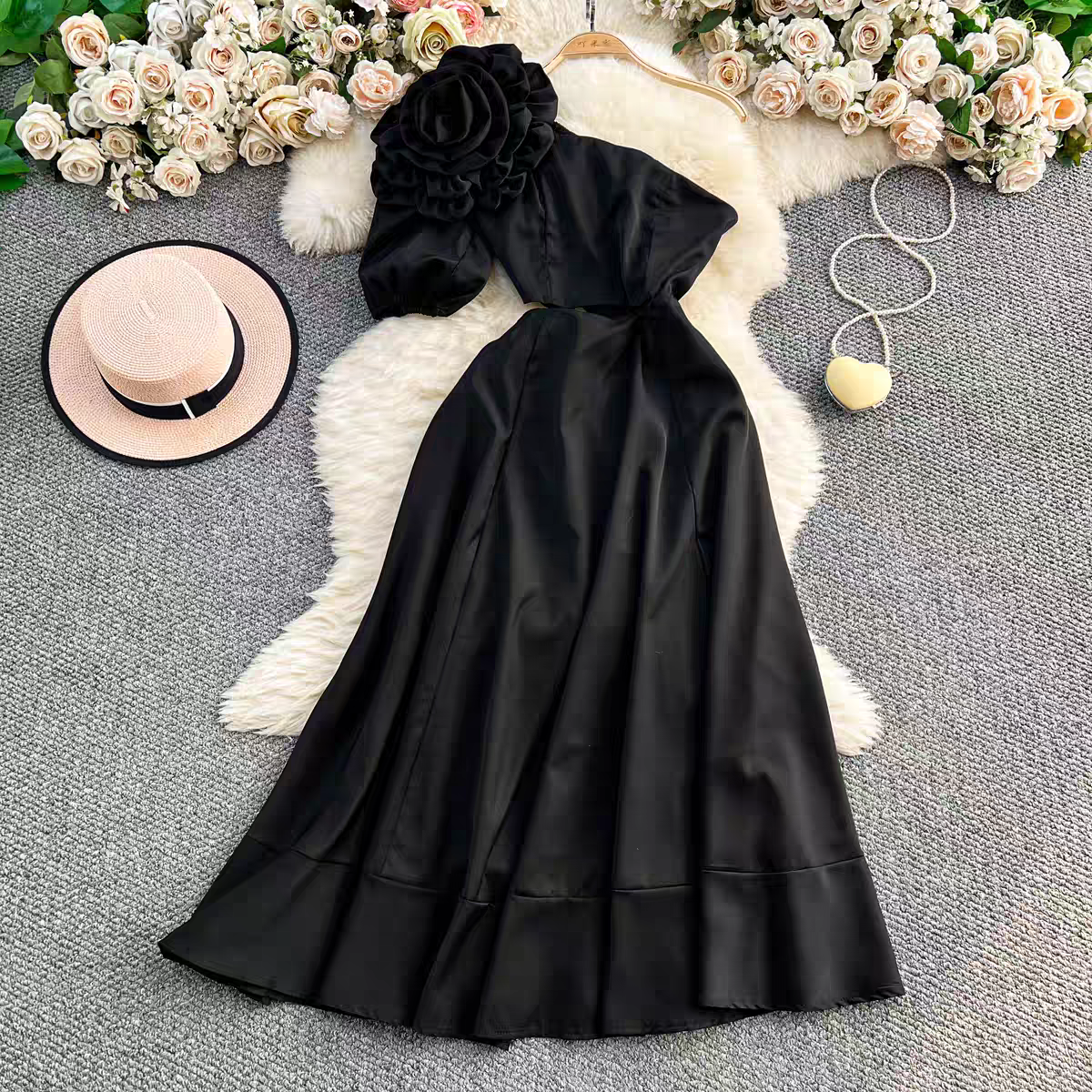 Naomi Summer Off Shoulder Luxury Dress