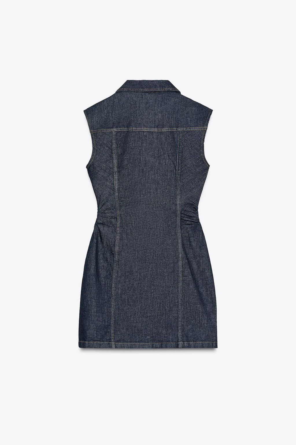 Kate Summer Denim Mini Pleated Dress