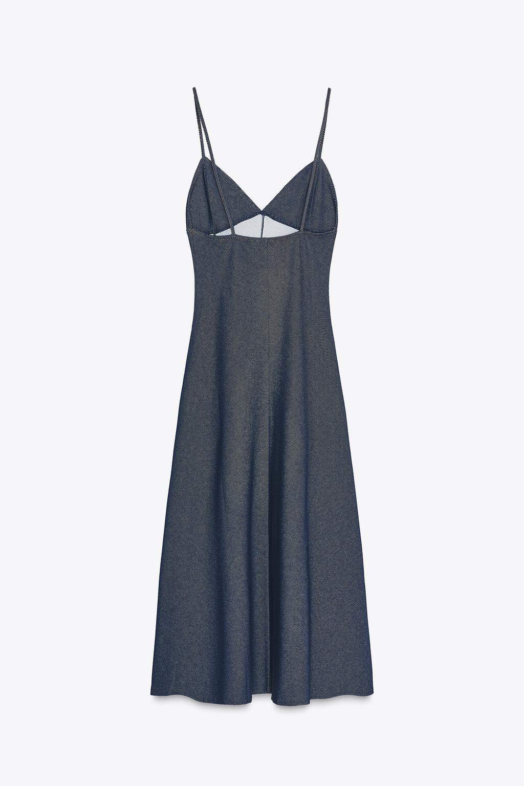 Milena Summer Midi Denim Dress