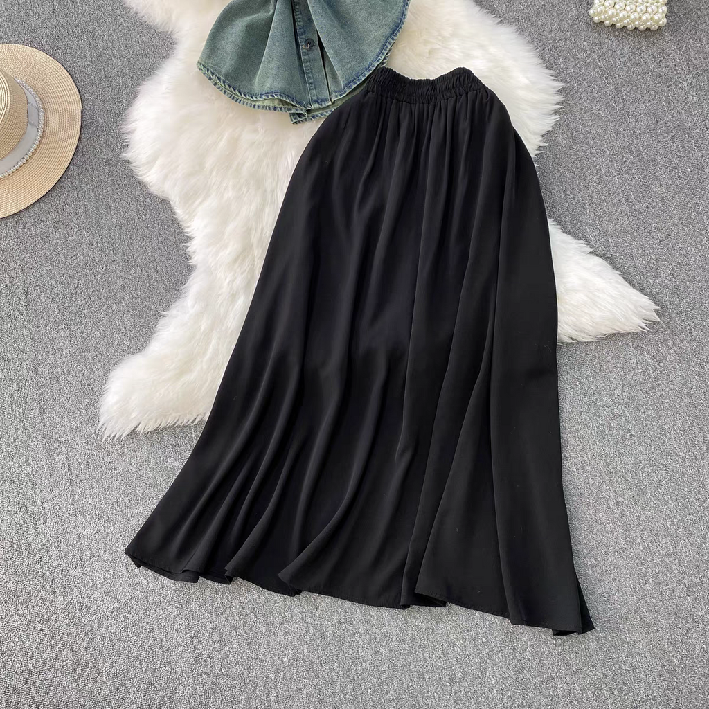 Cherry Summer Denim Two Piece Set