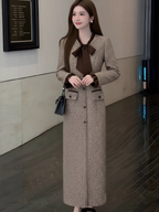 Natalie Winter Dress With Belt