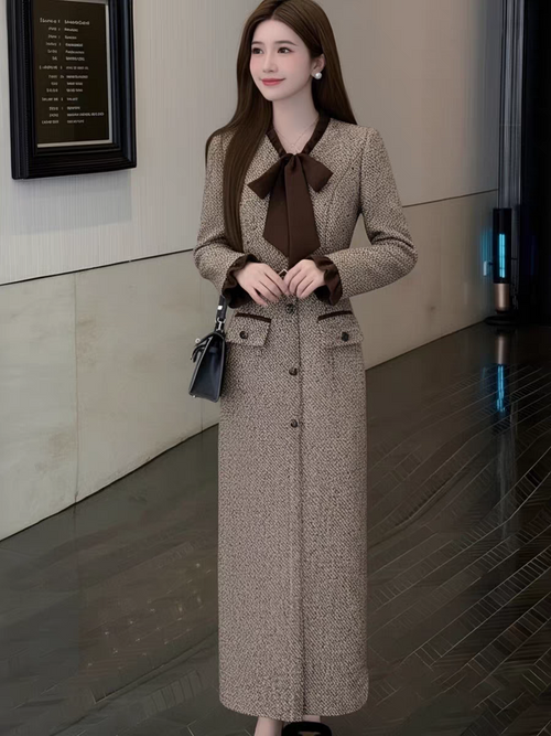 Natalie Winter Dress With Belt