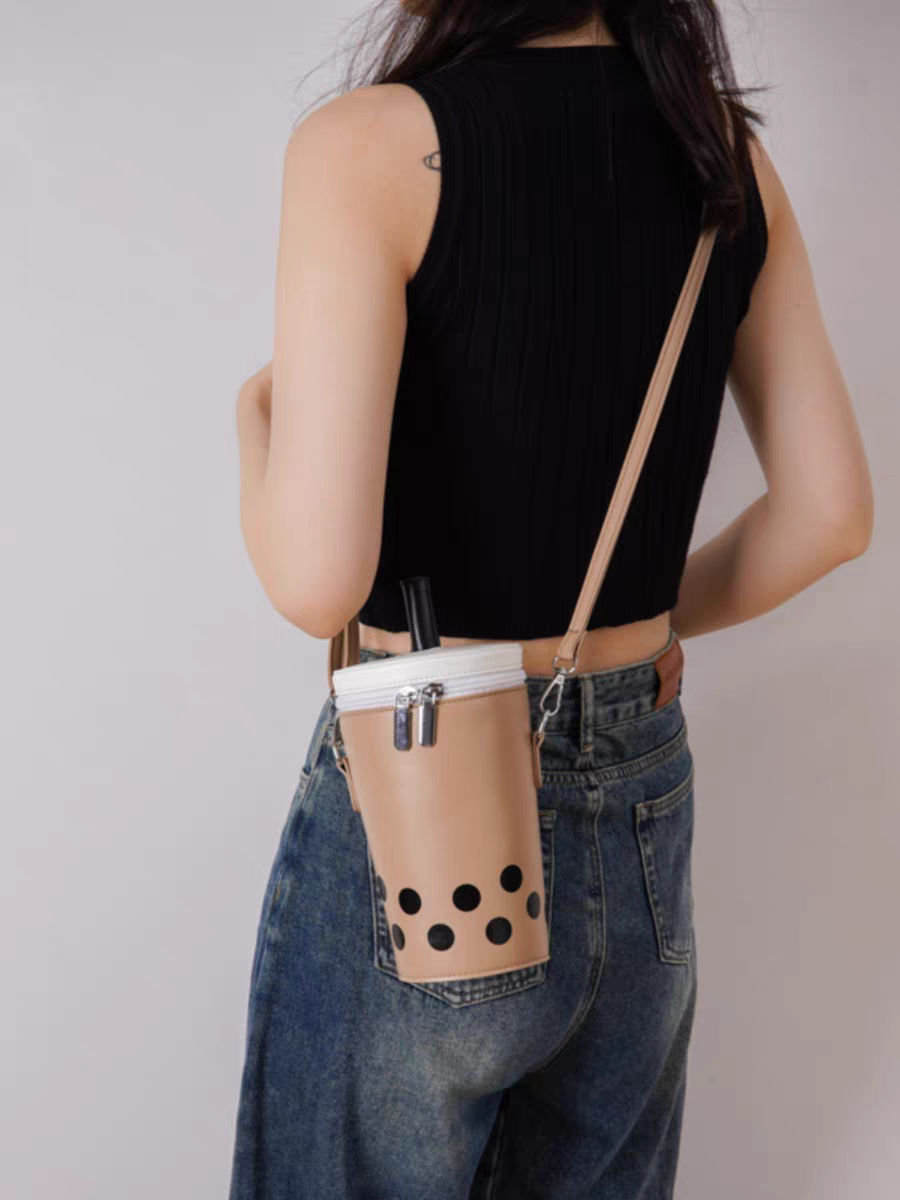 Milk Tea Cup Shoulder Bag