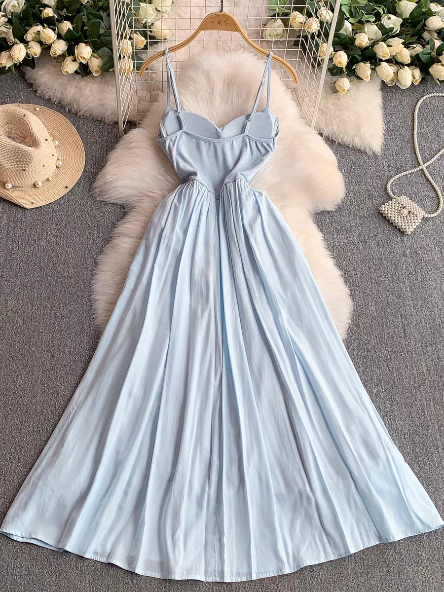 Kate Summer Padded Long Dress - 24th Spoke