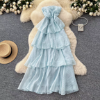 Sandra Summer Tube Top Dress - 24th Spoke