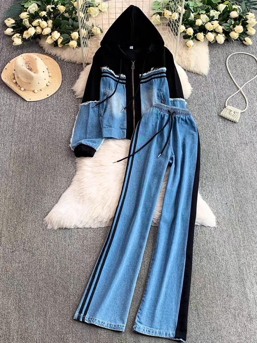 Sophia Winter Denim Set