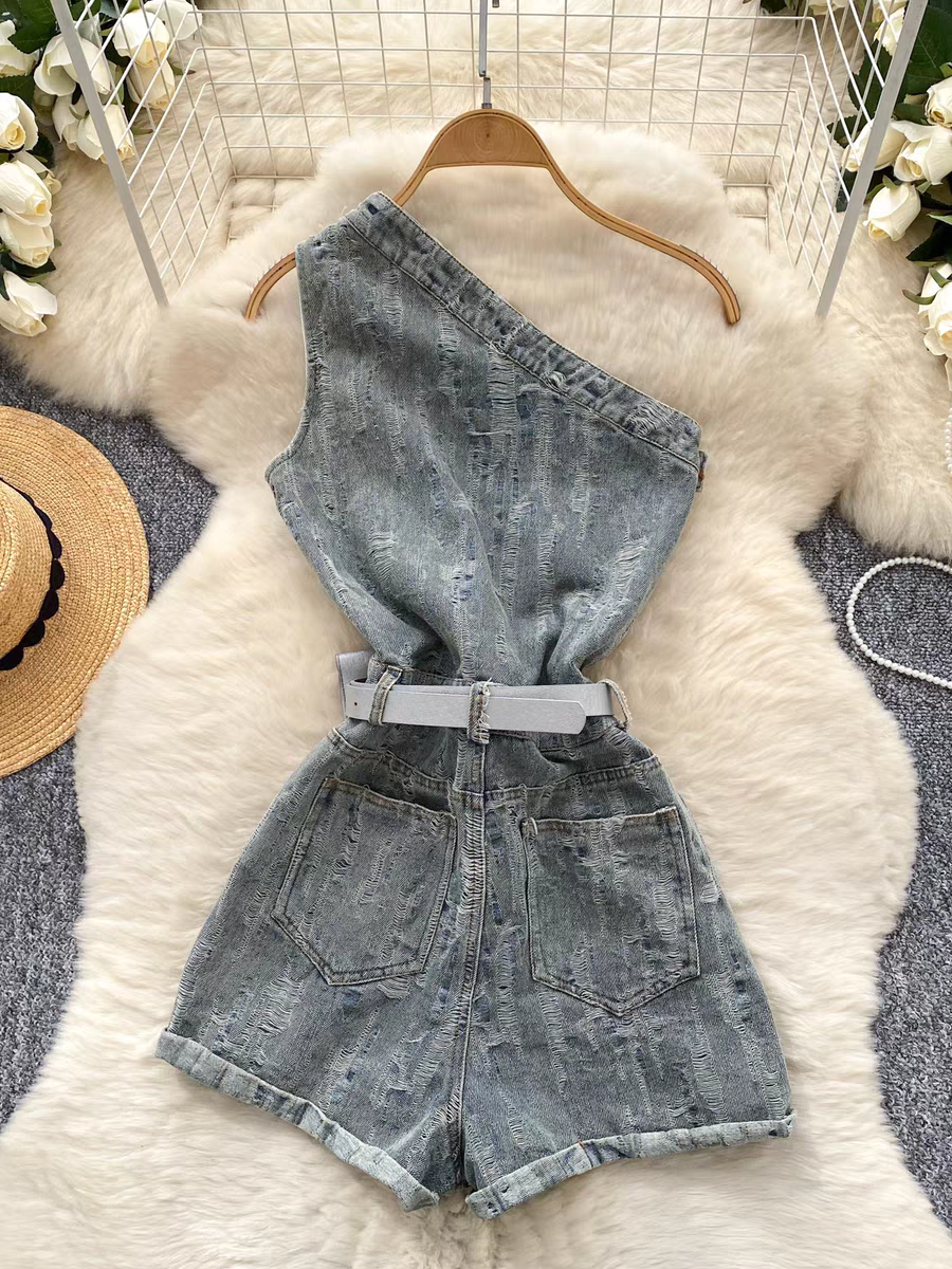Alison Summer Denim Jumpsuit
