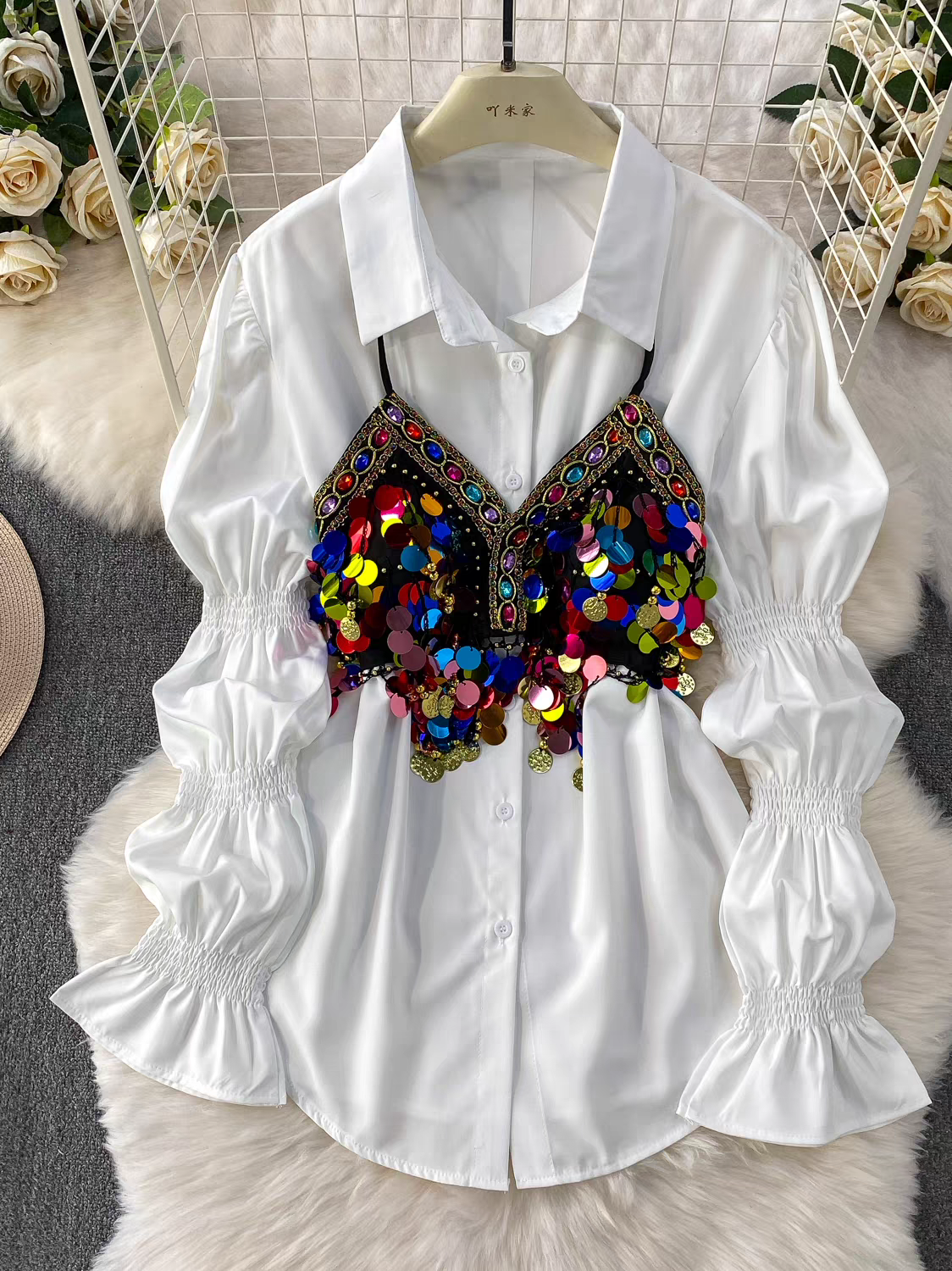 Rihanna Summer Two Piece Set