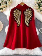 Jennifer Winter Shawl Cape Top - 24th Spoke