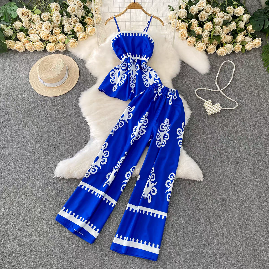 Catherine Summer Two Piece Set Dress - 24th Spoke