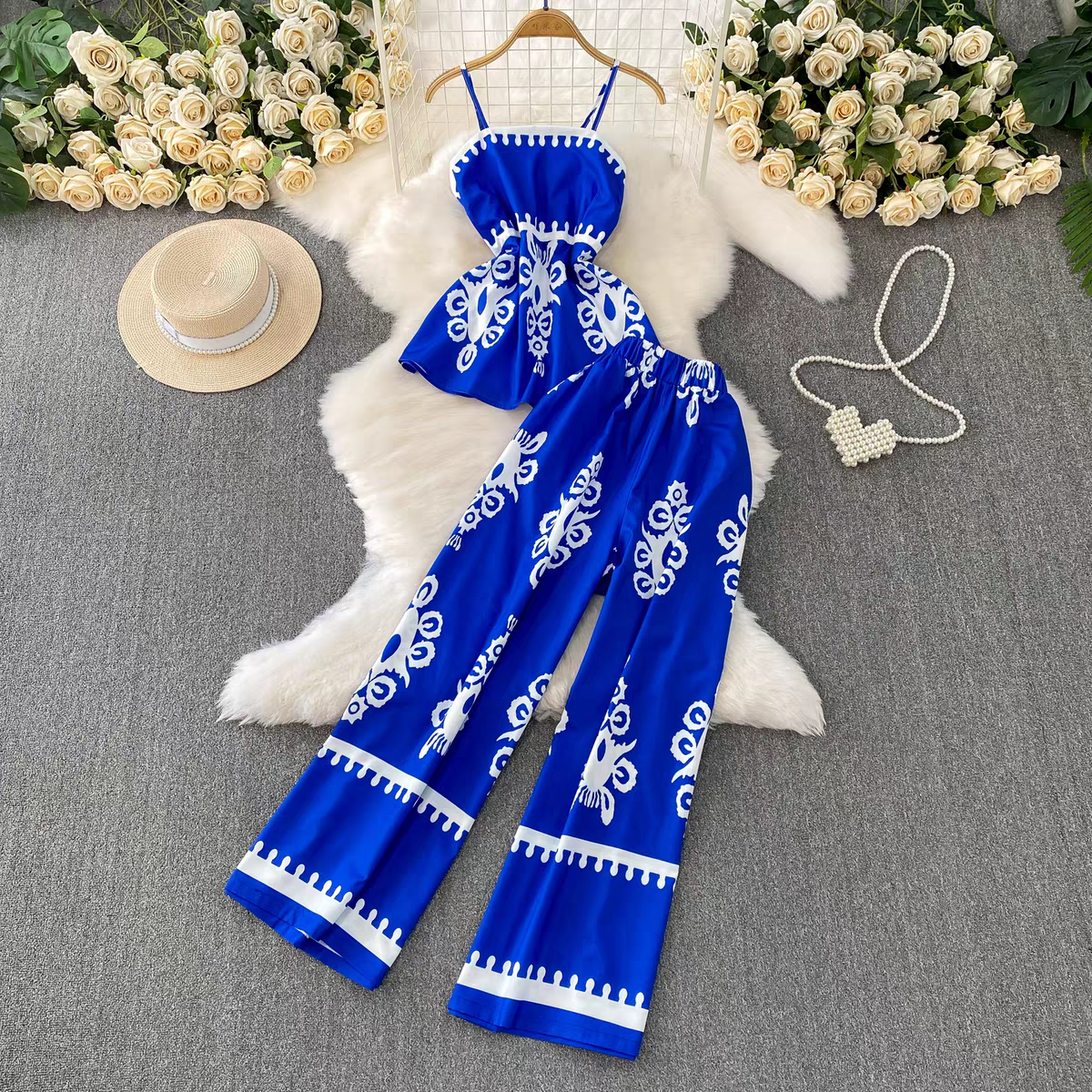 Catherine Summer Two Piece Set Dress - 24th Spoke