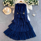 Hannah Long Ruffle Dress