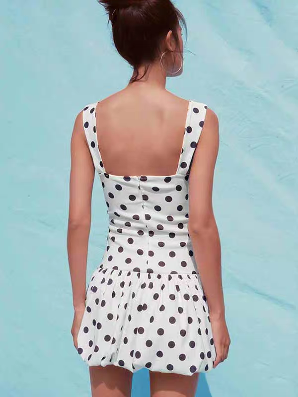 Rachel Summer Polka Dot Dress - 24th Spoke