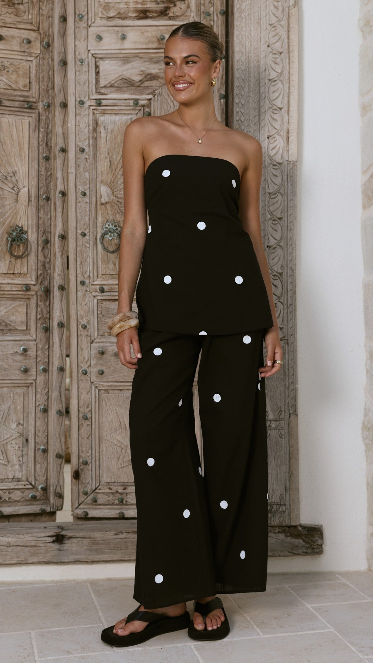 Marissa Summer Polka Coord Set