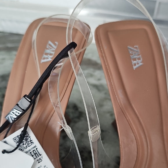 Zara Rhinestone Fairy Crystal Heels With Zara Label - 24th Spoke