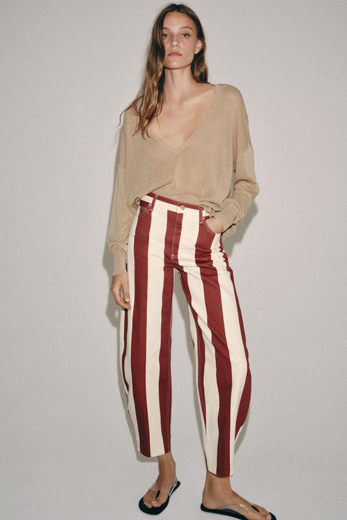 Milena Summer Striped Trouser