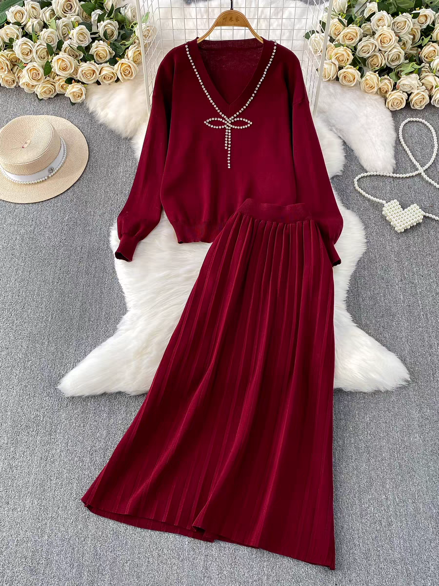 Rihanna Winter Two Piece Set