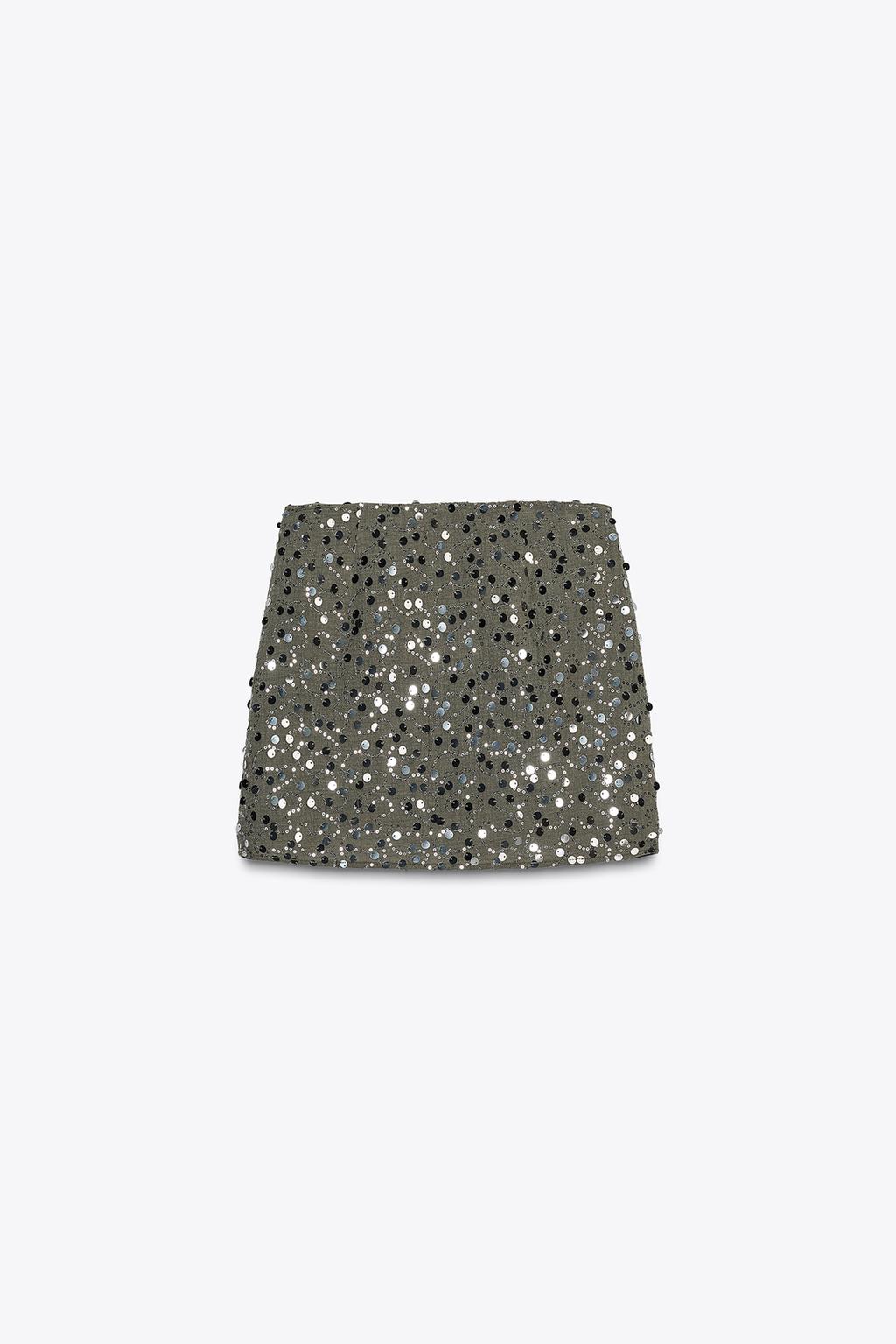 Jessica Zara Party Sequins Skirt