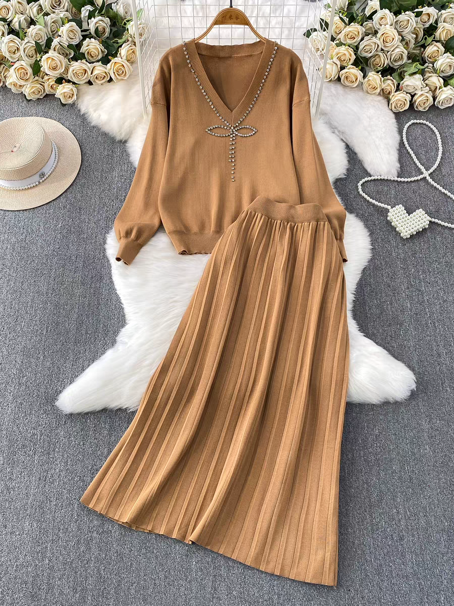 Rihanna Winter Two Piece Set