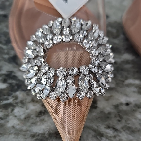 Zara Rhinestone Fairy Crystal Heels With Zara Label - 24th Spoke