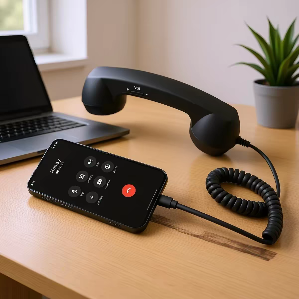 Trendy Retro Phone Handset