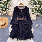 Kirsten Ruffle Summer Dress - 24th Spoke